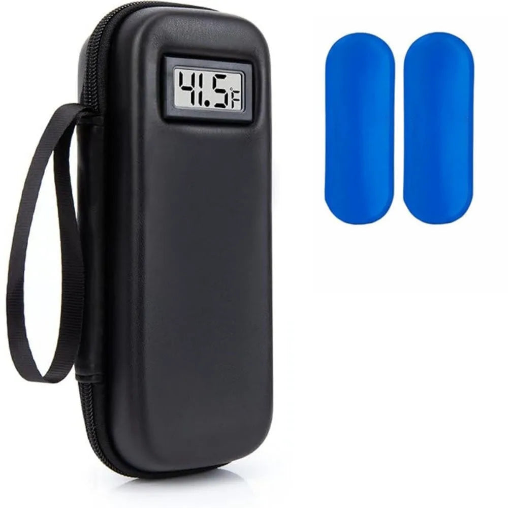 Insulin & Peptide Cooler Bag with Thermometer Display