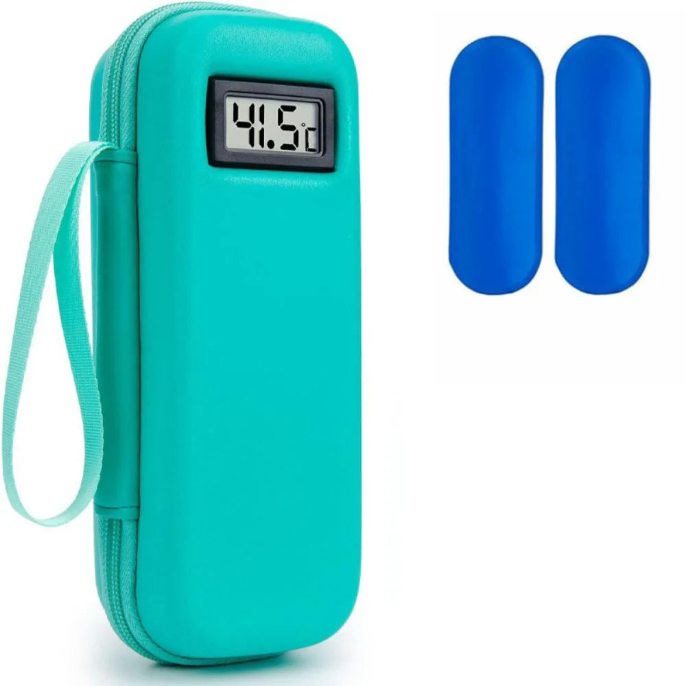Insulin & Peptide Cooler Bag with Thermometer Display