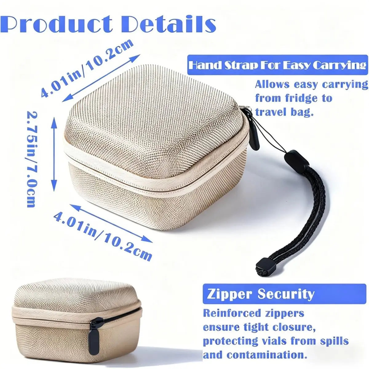 SlimCase GLP-1 and peptide storage organizer detail