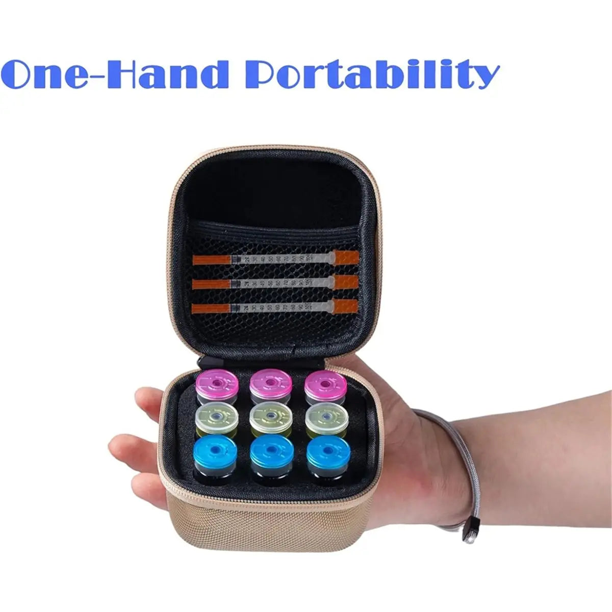 SlimCase compact GLP-1 vial organizer product detail